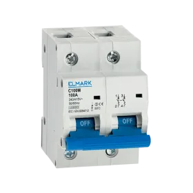 MINIATURE CIRCUIT BREAKER C100M 2P 80A CURVE С