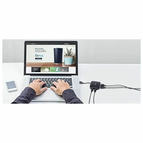 USB Centrmezgls TP-Link AAOAUS0131 USB 3.0 4 Ostas Melns