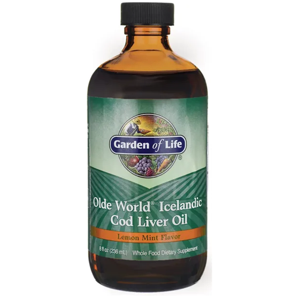 Olde World Icelandic Cod Liver Oil, Lemon Mint - 236 ml.