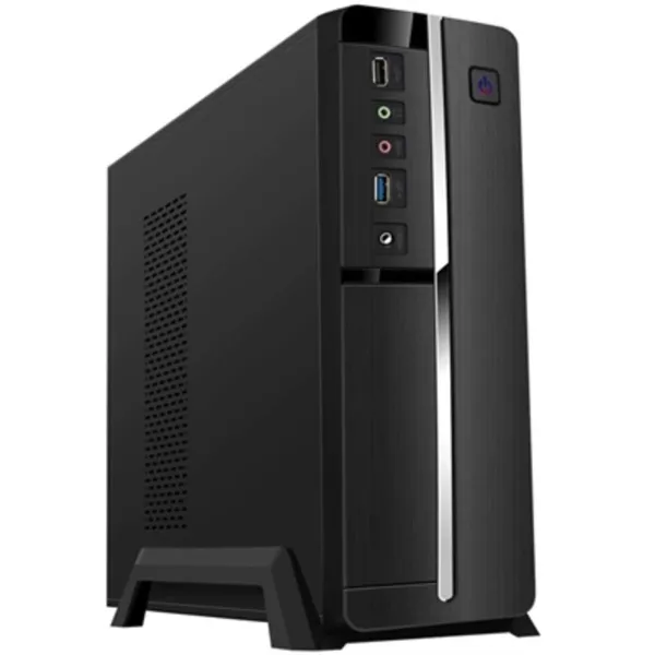 Bokšto tipo (mini) Micro ATX korpusas su maitinimo šaltiniu TooQ TQC-3005U3 Slim USB 3.0