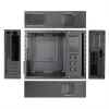 Bokšto tipo (mini) Micro ATX korpusas su maitinimo šaltiniu TooQ TQC-3005U3 Slim USB 3.0