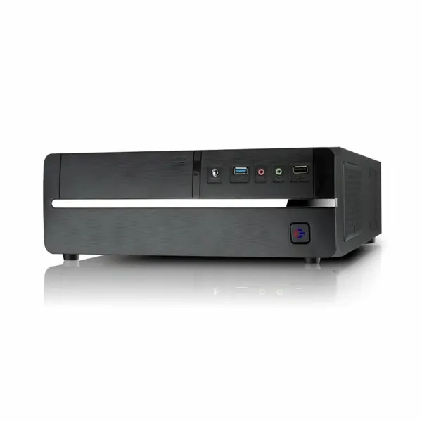 Bokšto tipo (mini) Micro ATX korpusas su maitinimo šaltiniu TooQ TQC-3005U3 Slim USB 3.0