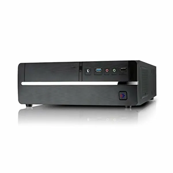 Bokšto tipo (mini) Micro ATX korpusas su maitinimo šaltiniu TooQ TQC-3005U3 Slim USB 3.0