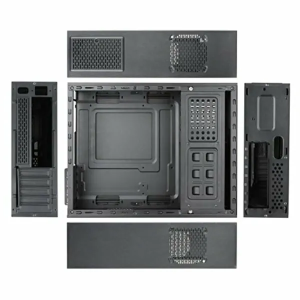 Bokšto tipo (mini) Micro ATX korpusas su maitinimo šaltiniu TooQ TQC-3005U3 Slim USB 3.0