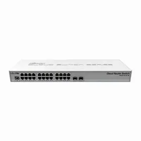 Switch de Armario Mikrotik CRS326-24G-2S+RM Gigabit Ethernet Sidabras