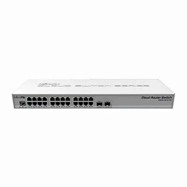 Switch de Armario Mikrotik CRS326-24G-2S+RM Gigabit Ethernet Sidabras