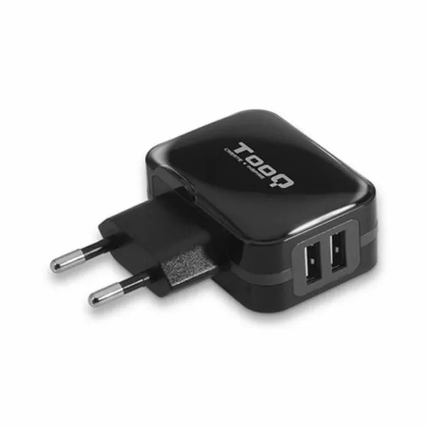 Sieninis įkroviklis TooQ TQWC-1S02 USB 17W Juoda 17 W