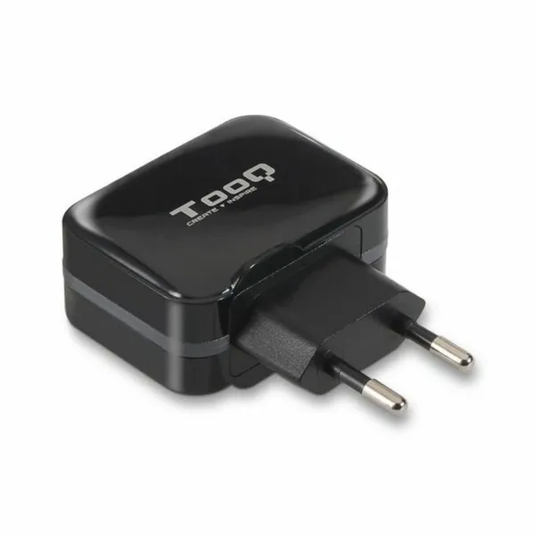 Sieninis įkroviklis TooQ TQWC-1S02 USB 17W Juoda 17 W