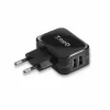 Sieninis įkroviklis TooQ TQWC-1S02 USB 17W Juoda 17 W