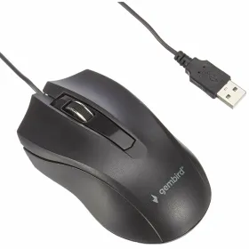 Optiskā pele GEMBIRD MUS-3B-01 Melns (1 gb.)