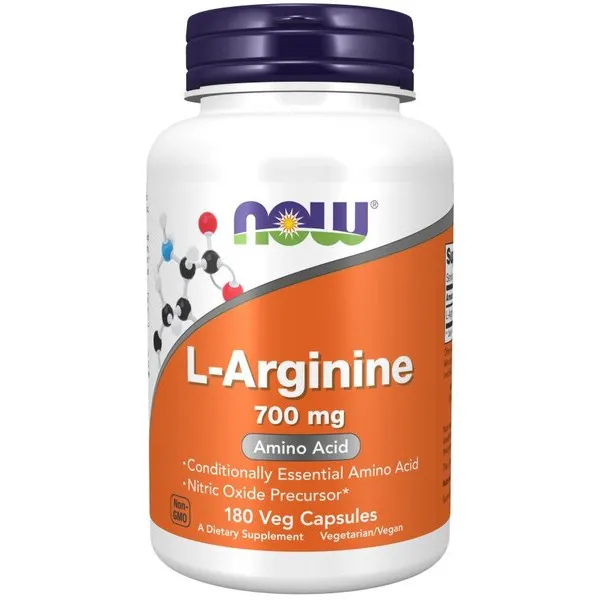 L-Arginine, 700mg - 180 vcaps