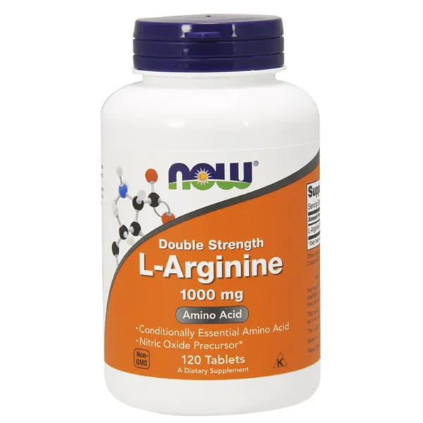 L-Arginine, 1000mg - 120 tablets