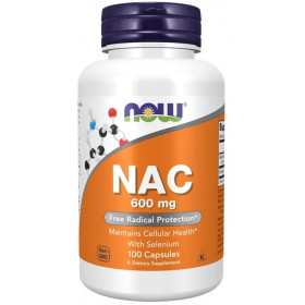 NAC ar selēnu, 600 mg - 100 kapsulas | Pirkt tiešsaistē — Megaluks
