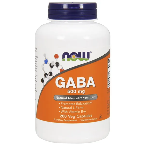 GABA with Vitamin B6, 500mg - 200 vcaps