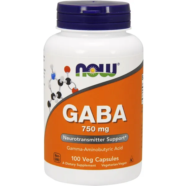 GABA, 750mg - 100 vcaps