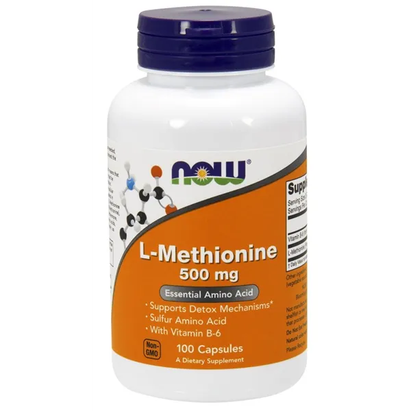 L-Methionine, 500mg - 100 caps