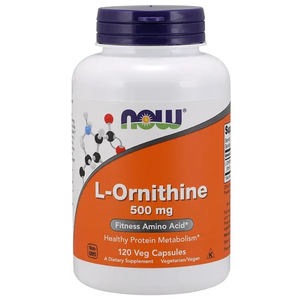 L-Ornithine, 500mg - 120 vcaps