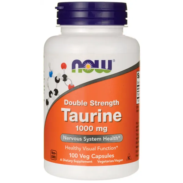 Taurine, 1000mg Double Strength - 100 vcaps