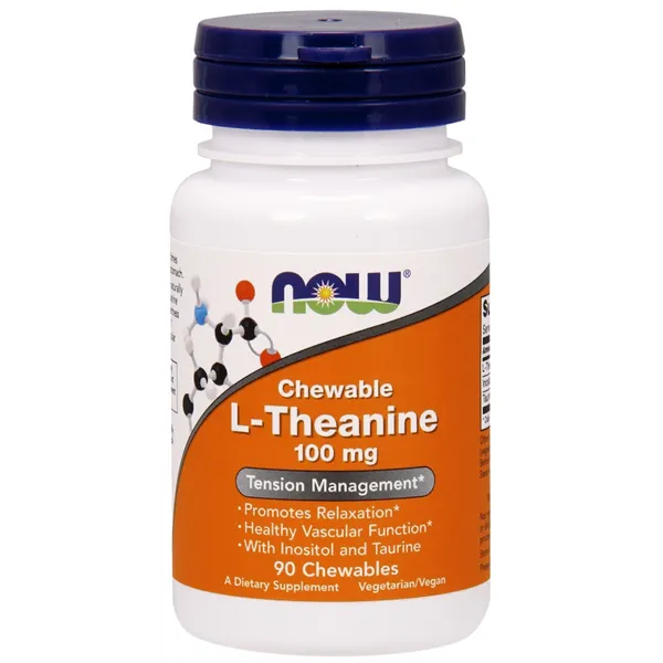 L-Theanine with Inositol and Taurine, 100mg - 90 chewables