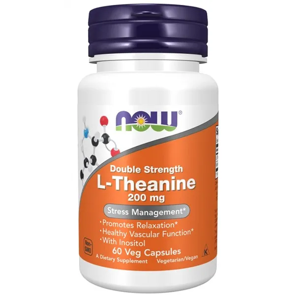 Double Strength L-Theanine, 200mg - 60 vcaps