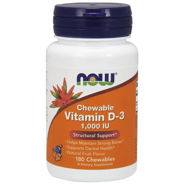 Vitamin D-3, 1000 IU (Chewable) - 180 chewables