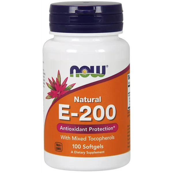 Vitamin E-200 - Natural (Mixed Tocopherols) - 100 softgels