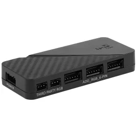 USB-keskitin Aerocool H66F Musta
