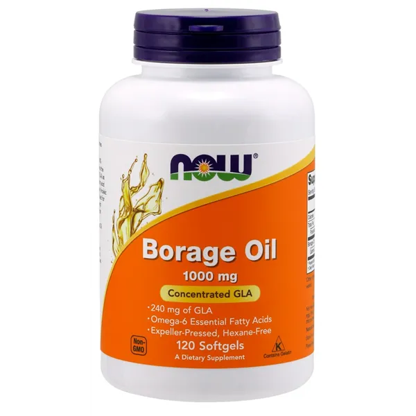 Borage Oil, 1000mg - 120 softgels