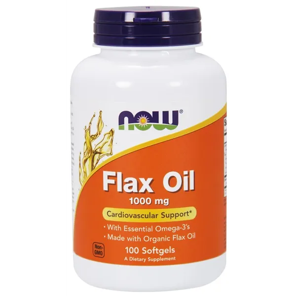 Flax Oil, 1000mg - 100 softgels