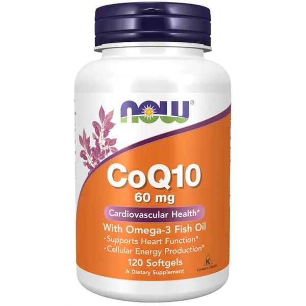 CoQ10 with Omega-3, 60mg - 120 softgels