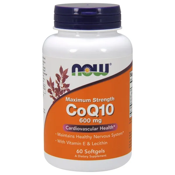 CoQ10 with Lecithin & Vitamin E, 600mg - 60 softgels