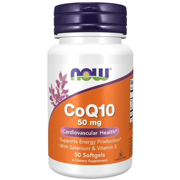 CoQ10 with Selenium & Vitamin E, 50mg - 50 softgels