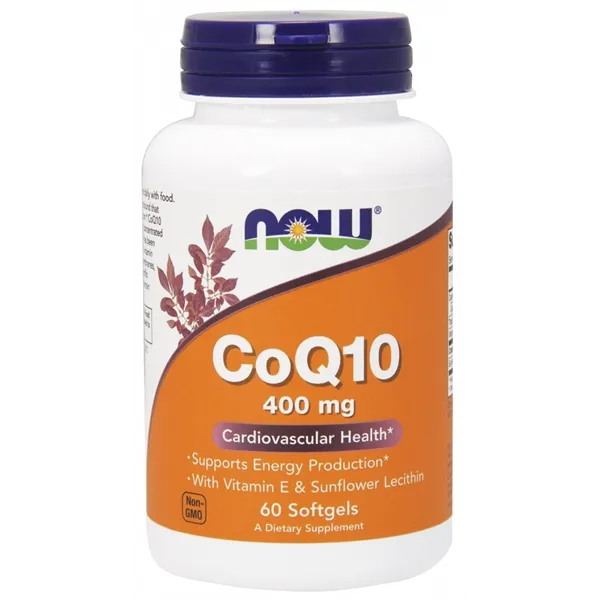 CoQ10 with Lecithin & Vitamin E, 400mg - 60 softgels