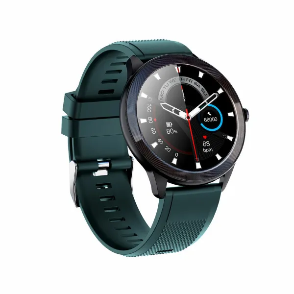Viedpulkstenis LEOTEC Wave Zaļš IPS 200 mAh Bluetooth 5.0 1,28"