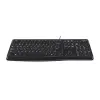 Klaviatūra Logitech K120 Juoda Ispaniška Qwerty Qwerty UK