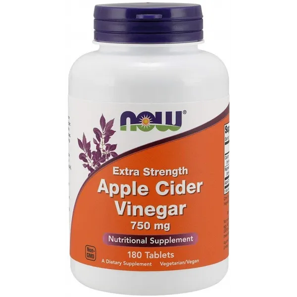 Apple Cider Vinegar, 750mg Extra Strength - 180 tabs