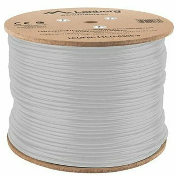 FTP Category 6 Rigid Network Cable Lanberg LCUF6L-11CU-0305-S Grey 305 m