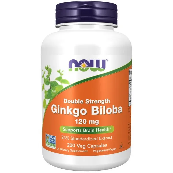 Ginkgo Biloba Double Strength, 120mg - 200 vcaps