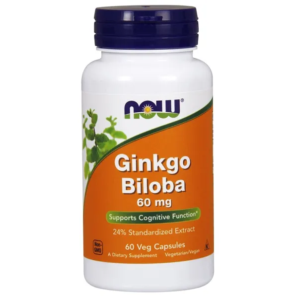 Ginkgo Biloba, 60mg - 60 vcaps