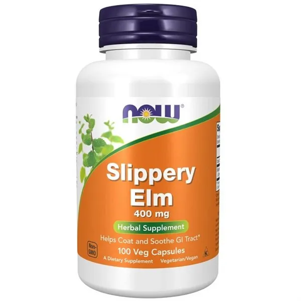 Slippery Elm, 400mg - 100 vcaps