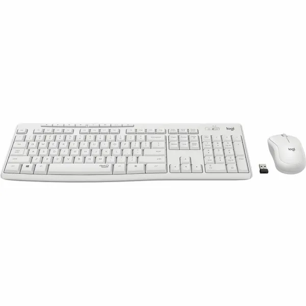 Клавиатура и беспроводная мышь Logitech 920-009819 Qwertz немецкий Белый немецкий QWERTZ