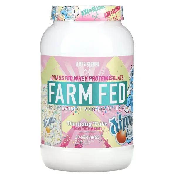 Farm Fed, Dippin' Dots Birthday Cake Ice Cream - 930g