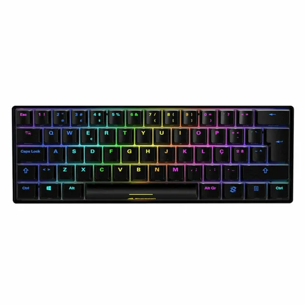 Klaviatūra Sharkoon SGK50 S4 Juoda Ispaniška Qwerty