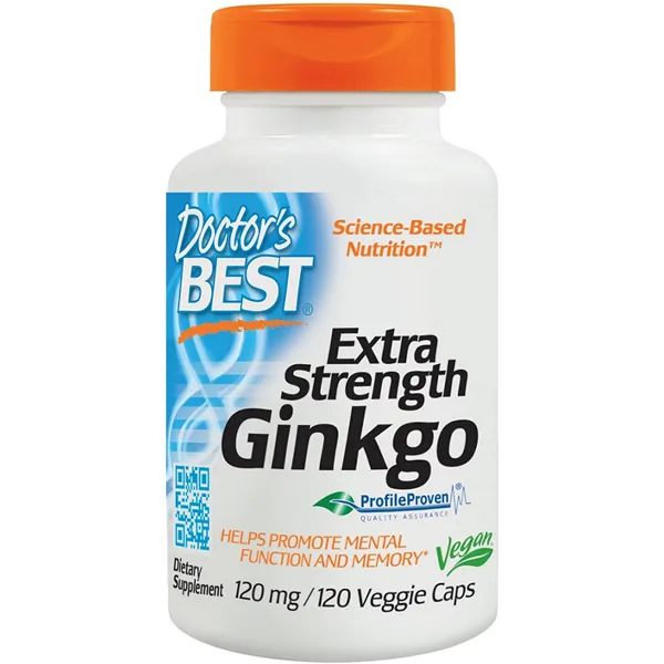 Extra Strength Ginkgo, 120mg - 120 vcaps