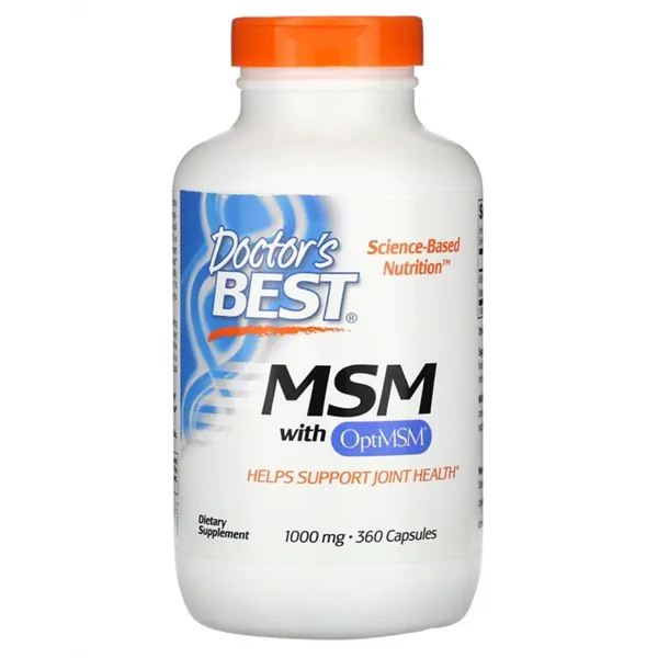MSM OptiMSM:llä, 1000 mg - 360 kaps.