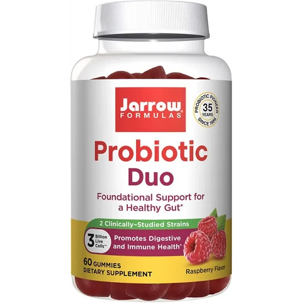 Probiotic Duo, Raspberry - 60 gummies