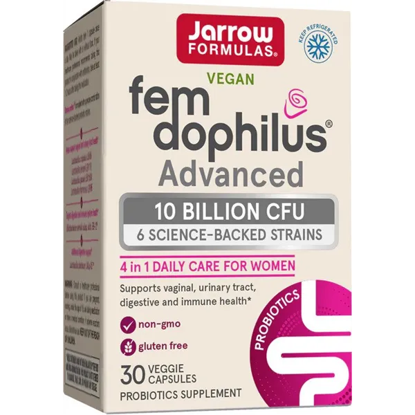 Fem-Dophilus Advanced - Refrigerated, 10 Billion CFU - 30 vcaps
