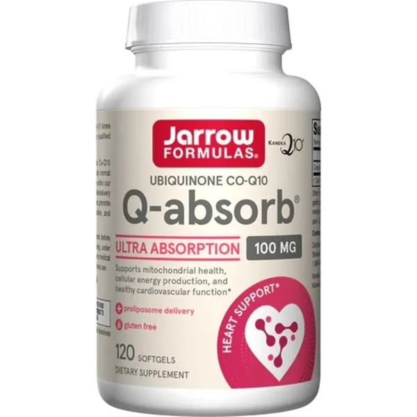 Q-absorb, 100 mg – 120 minkštųjų kapsulių
