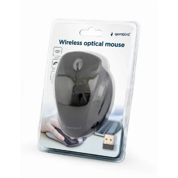 Optinen langaton hiiri GEMBIRD MUSW-6B-02 1600 dpi