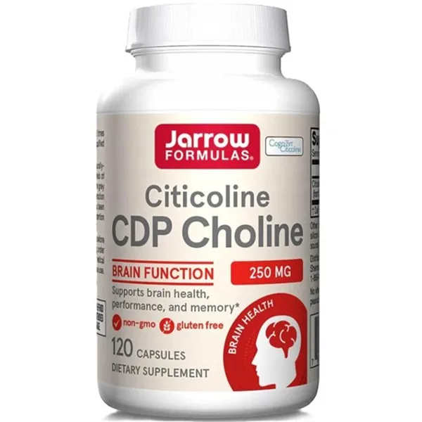 Citicoline CDP holīns, 250 mg - 120 kapsulas | Pirkt tiešsaistē — Megaluks